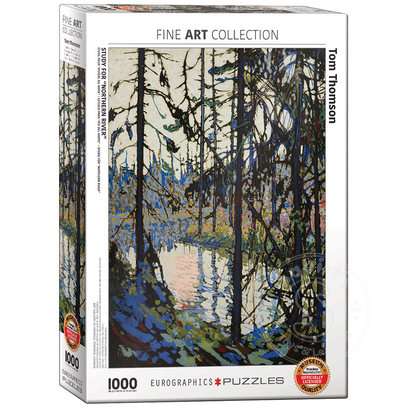 Eurographics Eurographics Study for Northern River Puzzle 1000pcs