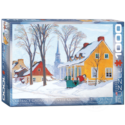 Eurographics Eurographics Winter Morning in Baie-St. Paul Puzzle 1000pcs