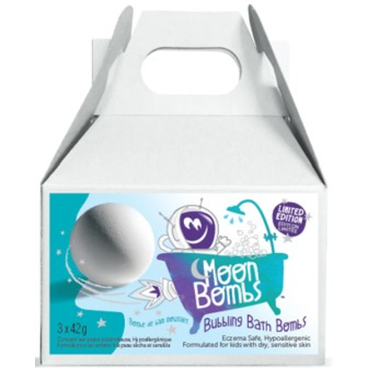 Bath Moon Bombs 3 Pack Bath Bombs (eczema safe)