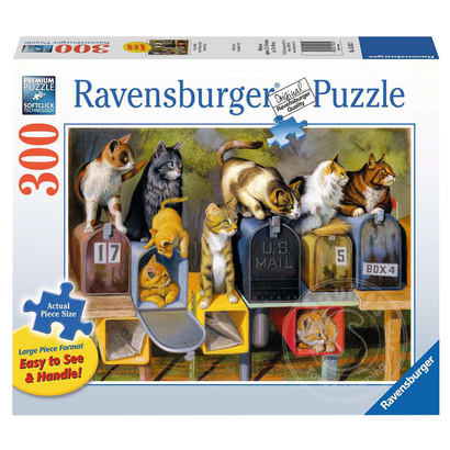 Ravensburger Ravensburger Cat’s Got Mail Large Format Puzzle 300pcs