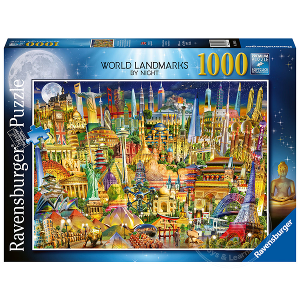 Ravensburger World Landmarks by Night Puzzle 1000pcs ...