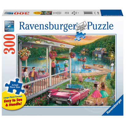 Ravensburger Ravensburger Summer at the Lake Large Format Puzzle 300pcs