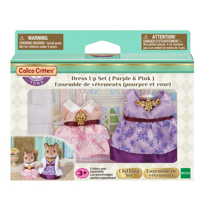 Calico Critters Calico Critters Town Dress Up Set, Purple & Pink