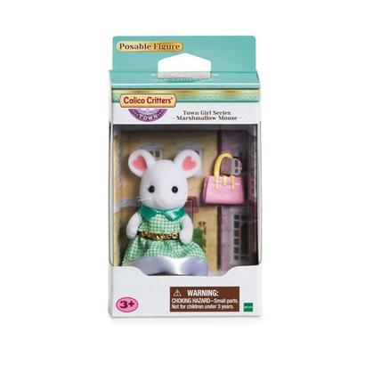 Calico Critters Calico Critters Town Girl Series Stephanie Marshmallow Mouse
