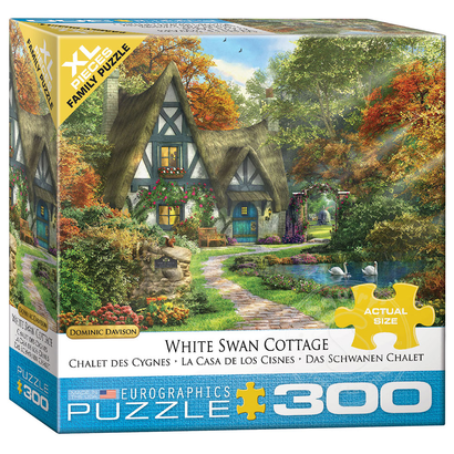 Eurographics Eurographics White Swan Cottage XL Family Puzzle 300pcs