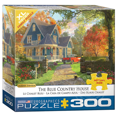 Eurographics Eurographics The Blue Country House XL Family Puzzle 300pcs