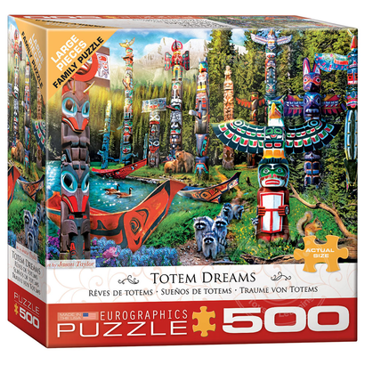 Eurographics Eurographics Totem Dreams Large Pieces Family Puzzle 500pcs
