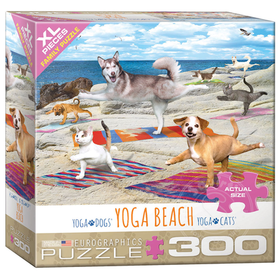 Eurographics Eurographics Yoga Beach XL Family Puzzle 300pcs