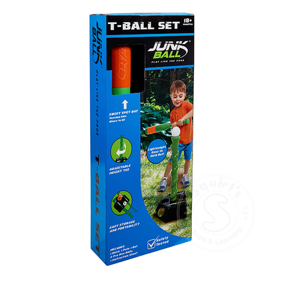 Junk Ball Tball Tee with Bat and Ball