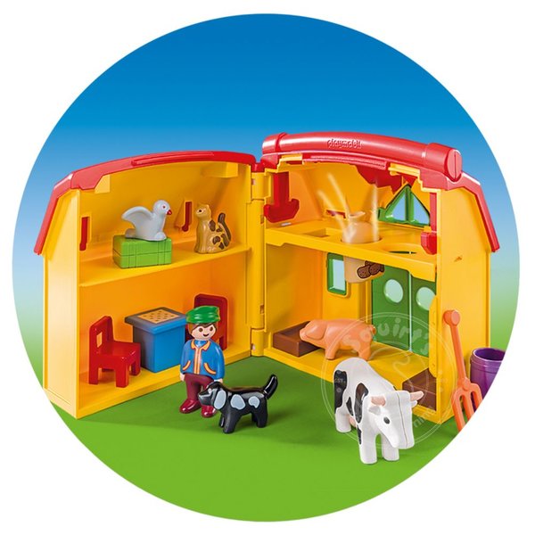 playmobil farm take along
