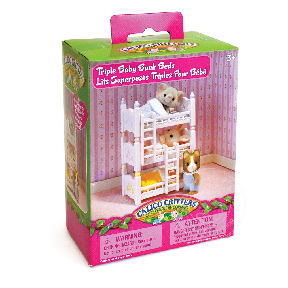 Calico Critters Triple Baby Bunk Beds S Toys Learning Co Calico Critters Triple Baby Bunk Beds