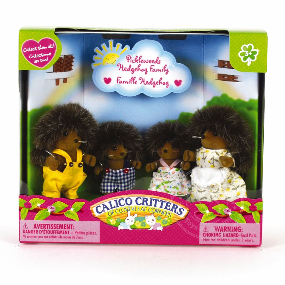 calico critters pickleweeds hedgehog family