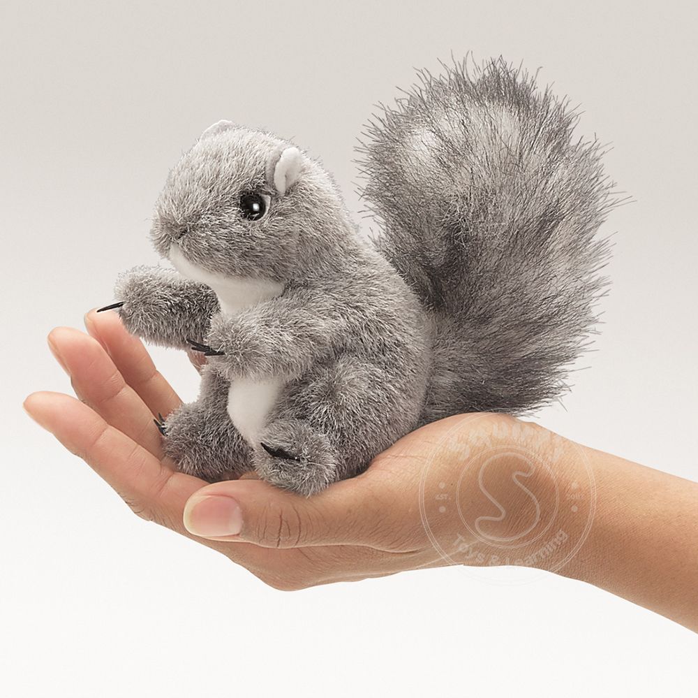 folkmanis gray squirrel hand puppet
