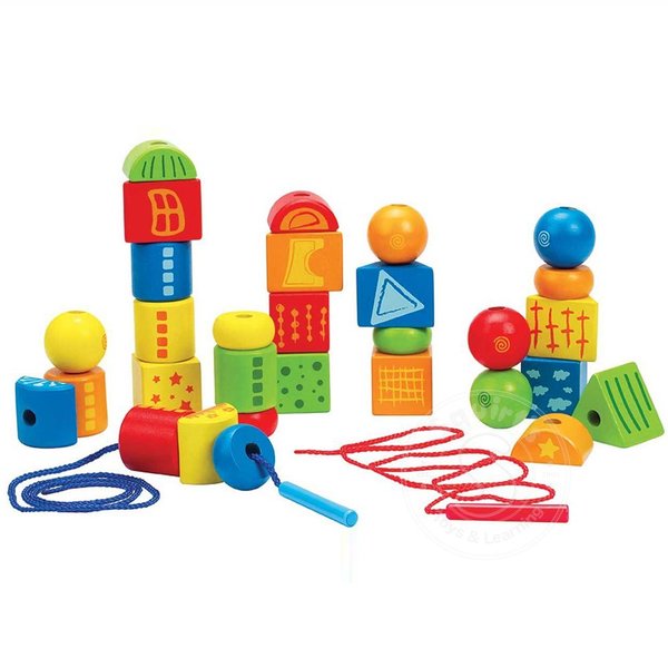 hape string along shapes