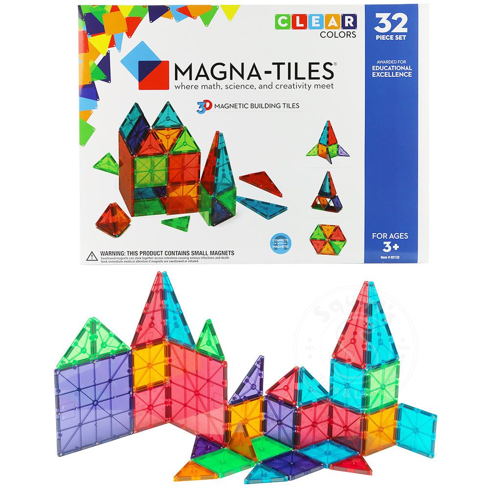 32 piece magna tiles