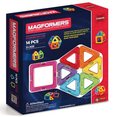 Magformers Magformers Standard Magnetic Building Set 14pcs