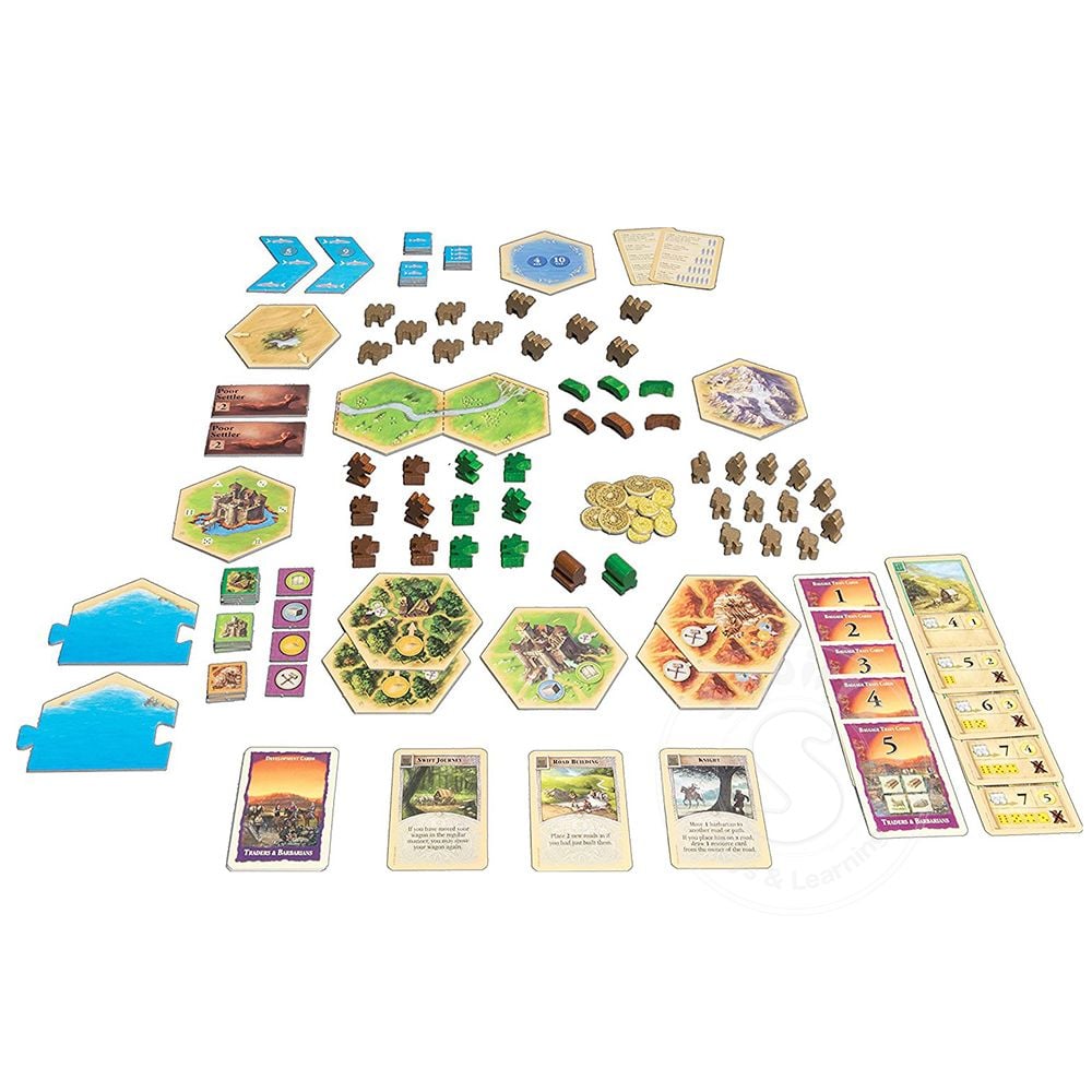 Catan 5 6 Player Expansion Traders & Barbarians Squirts Toys.