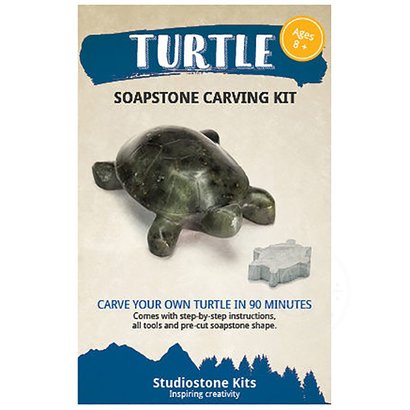 Soapstone Carving Kit - Turtle