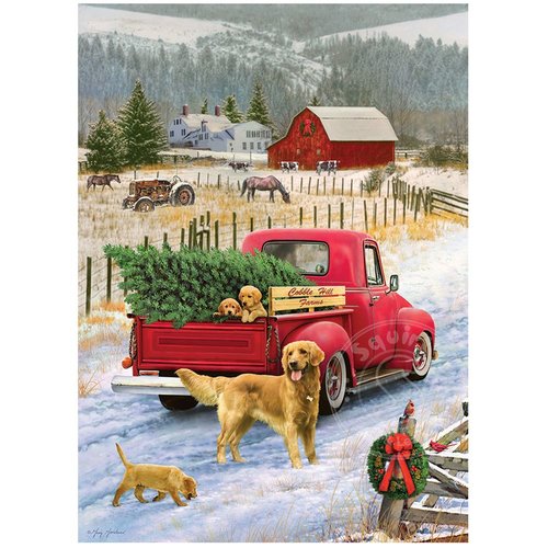 cobble hill christmas on the farm jigsaw puzzle cobble hill christmas on the farm jigsaw puzzle