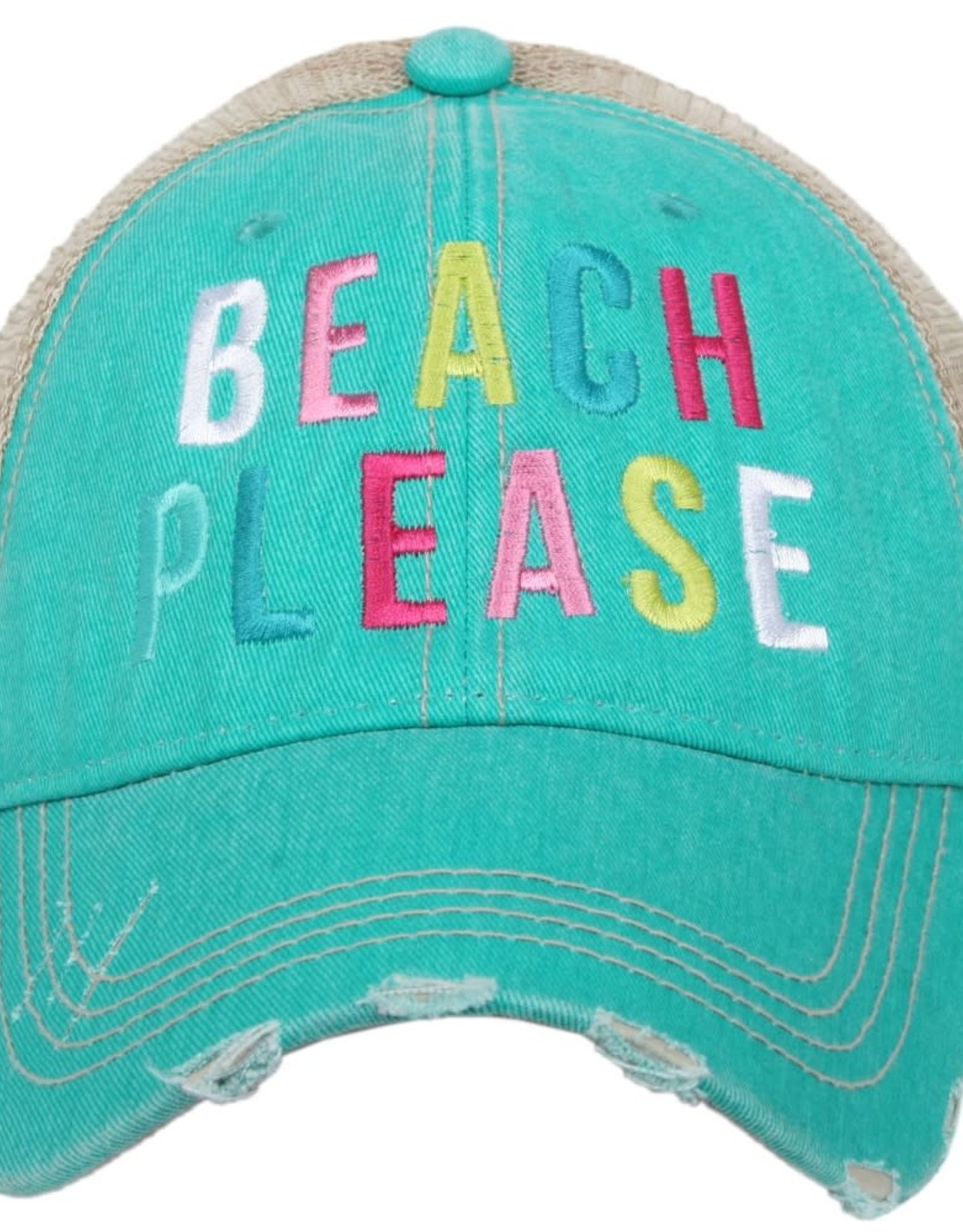 TLC BEACH PLEASE TRUCKER HAT