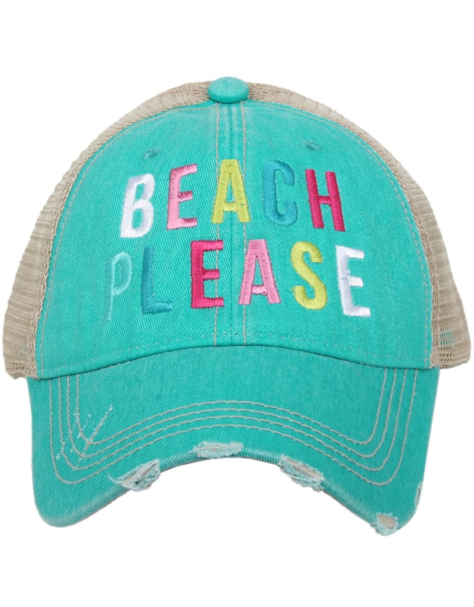 beach trucker hat