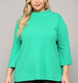 TLC MOCK NECK SWEATER