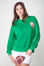 TLC Game day Football crewneck sweater