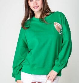 TLC Game day Football crewneck sweater