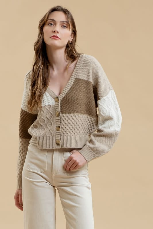laubeblanc Cardigan×Knit Tops セット 924 B3FJ1007 CARDIGAN - TLC Casuals
