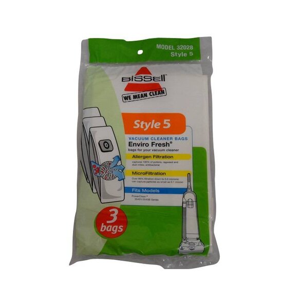 Bissell Bissell Type 5 EnviroFresh Vacuum Bags - 3-Pack
