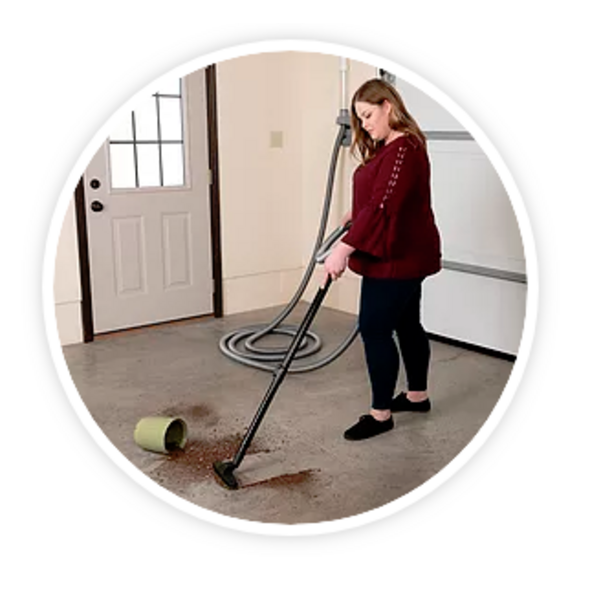 H-P Products Vroom 80300-30 Retract Vac Central Vacuum Accessory – 30 ft Hose