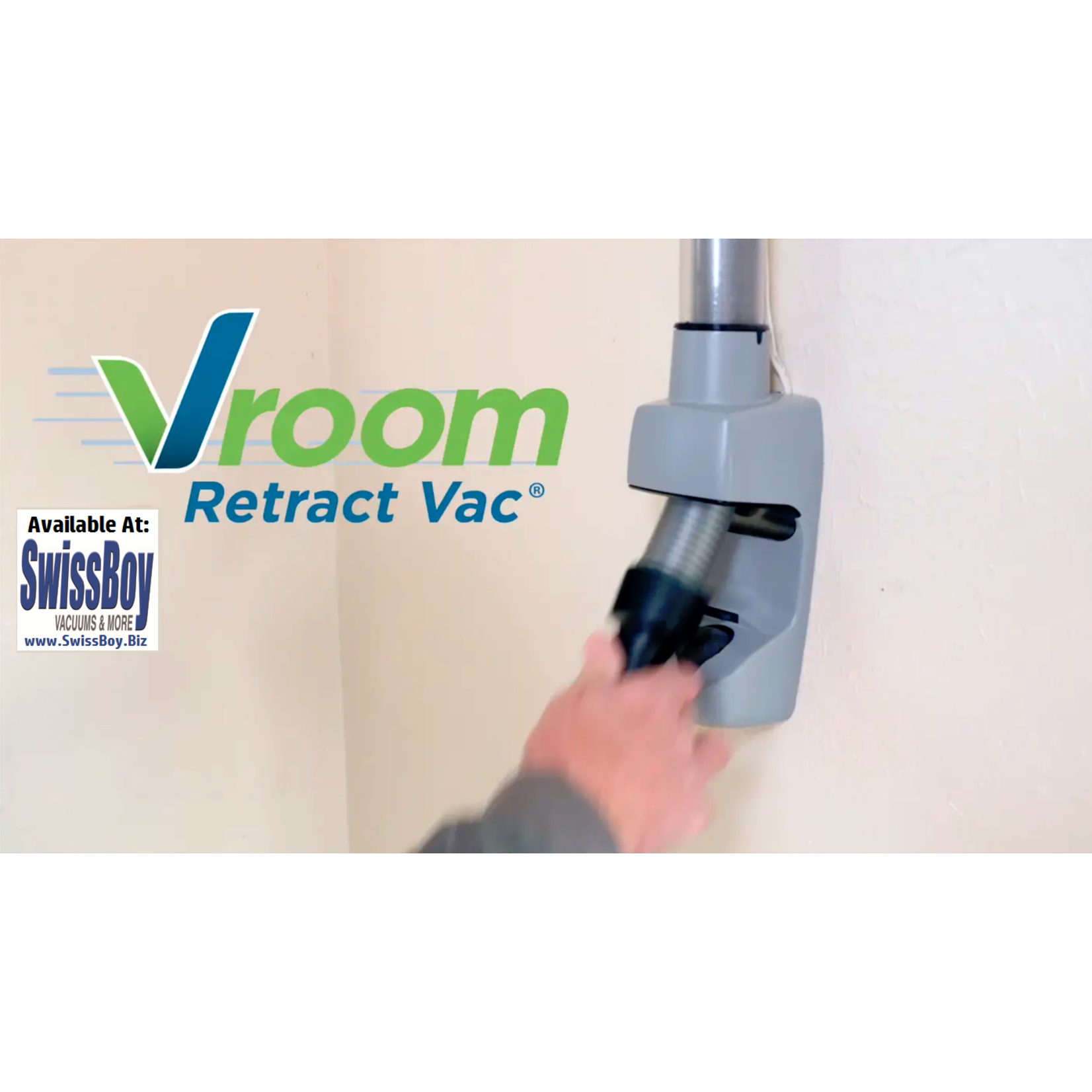H-P Products H-P Products Vroom 80300-30 Retract Vac with 30 ft Hose