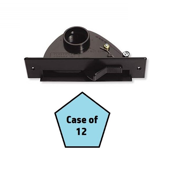 Plastiflex Central Vacuum VacPan Automatic Dustpan - Black (12pk)