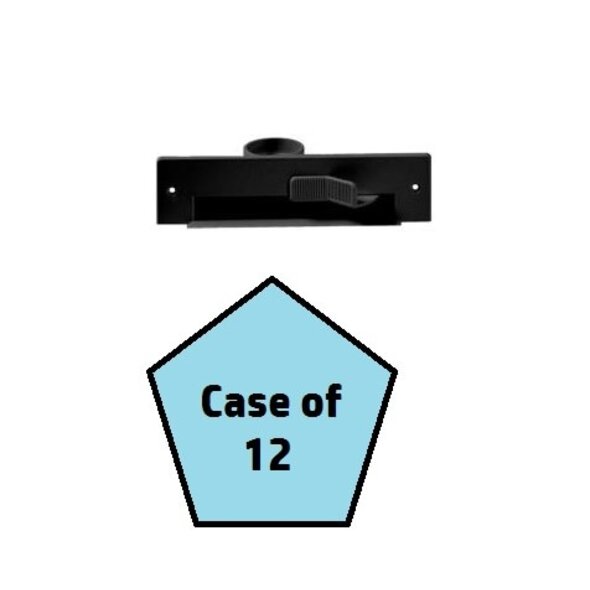 Plastiflex Central Vacuum VacPan Automatic Dustpan - Black (12pk)