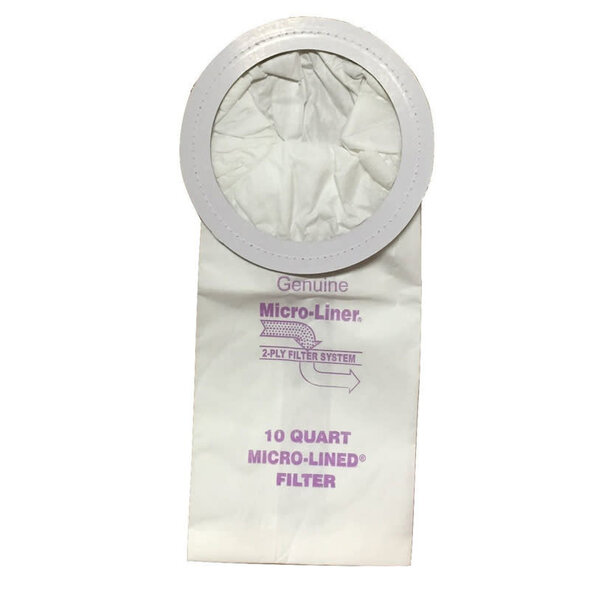 ProTeam ProTeam 10 QT Quart Paper Vacuum Bags - Circle Collar 10-Pack