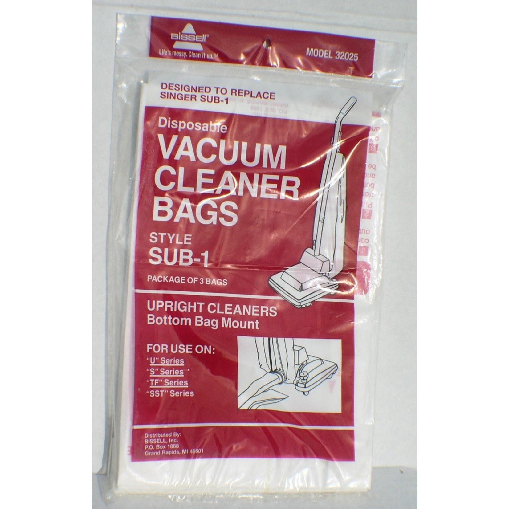 Bissell Bissell Type Sub-1 Vacuum Bags - 3-Pack
