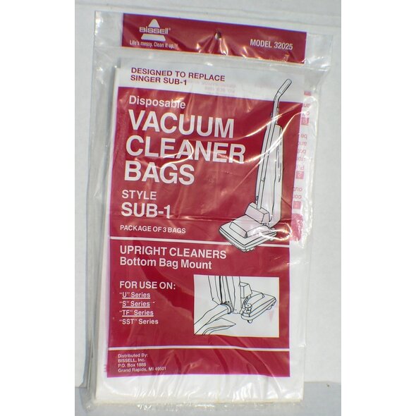 Bissell Bissell Type Sub-1 Vacuum Bags - 3-Pack