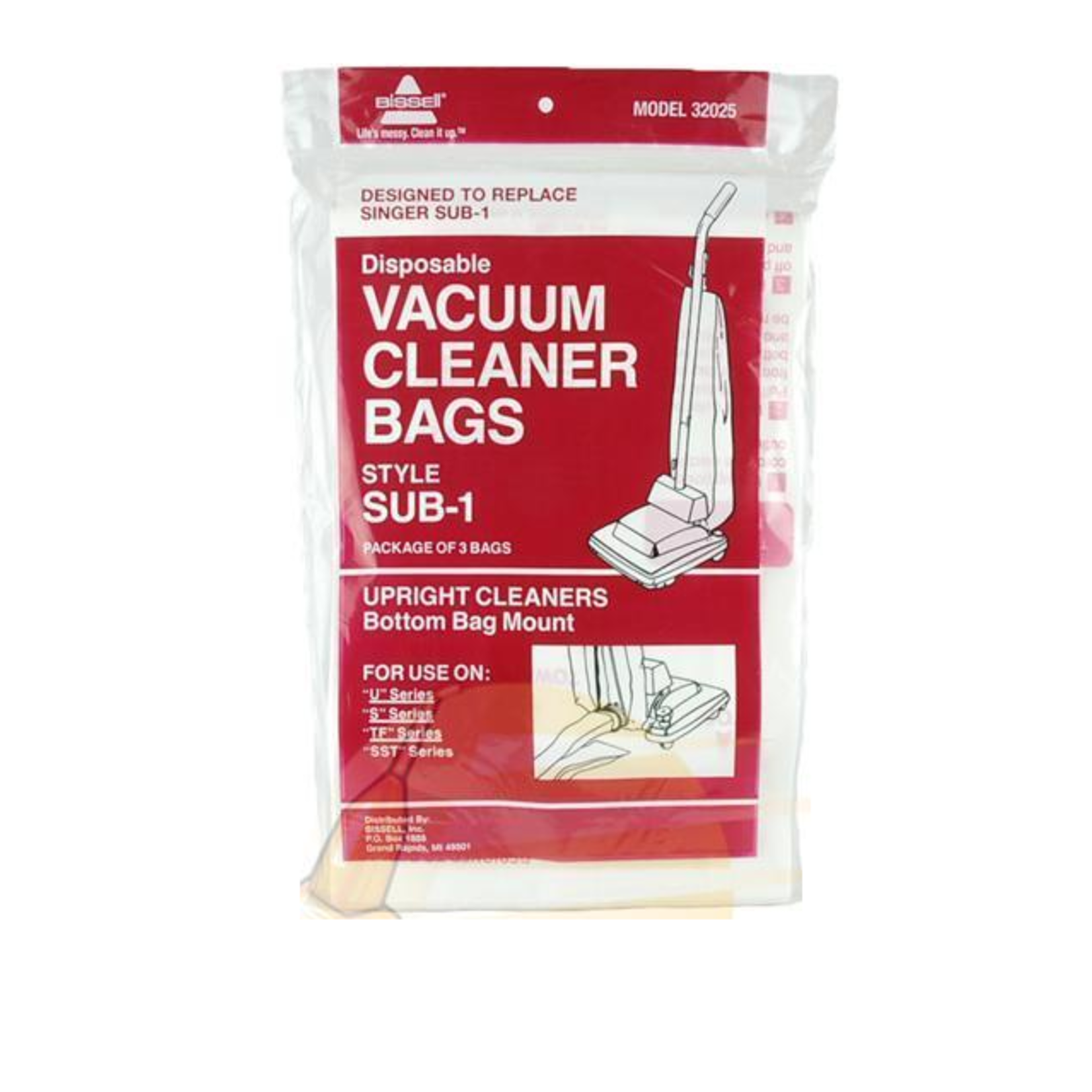 Bissell Bissell Type Sub-1 Vacuum Bags - 3-Pack