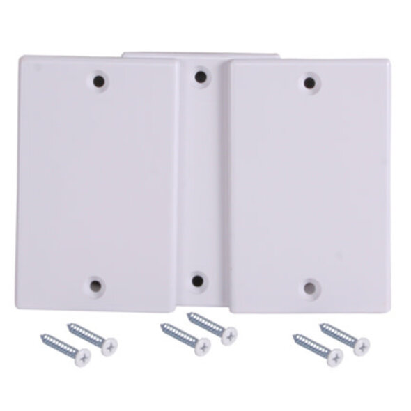 BEAM Central Vacuum Inlet Valve Cover Plate - White - 3-Pack