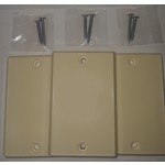 BEAM Central Vacuum Inlet Valve Cover Plate - Almond 3pk