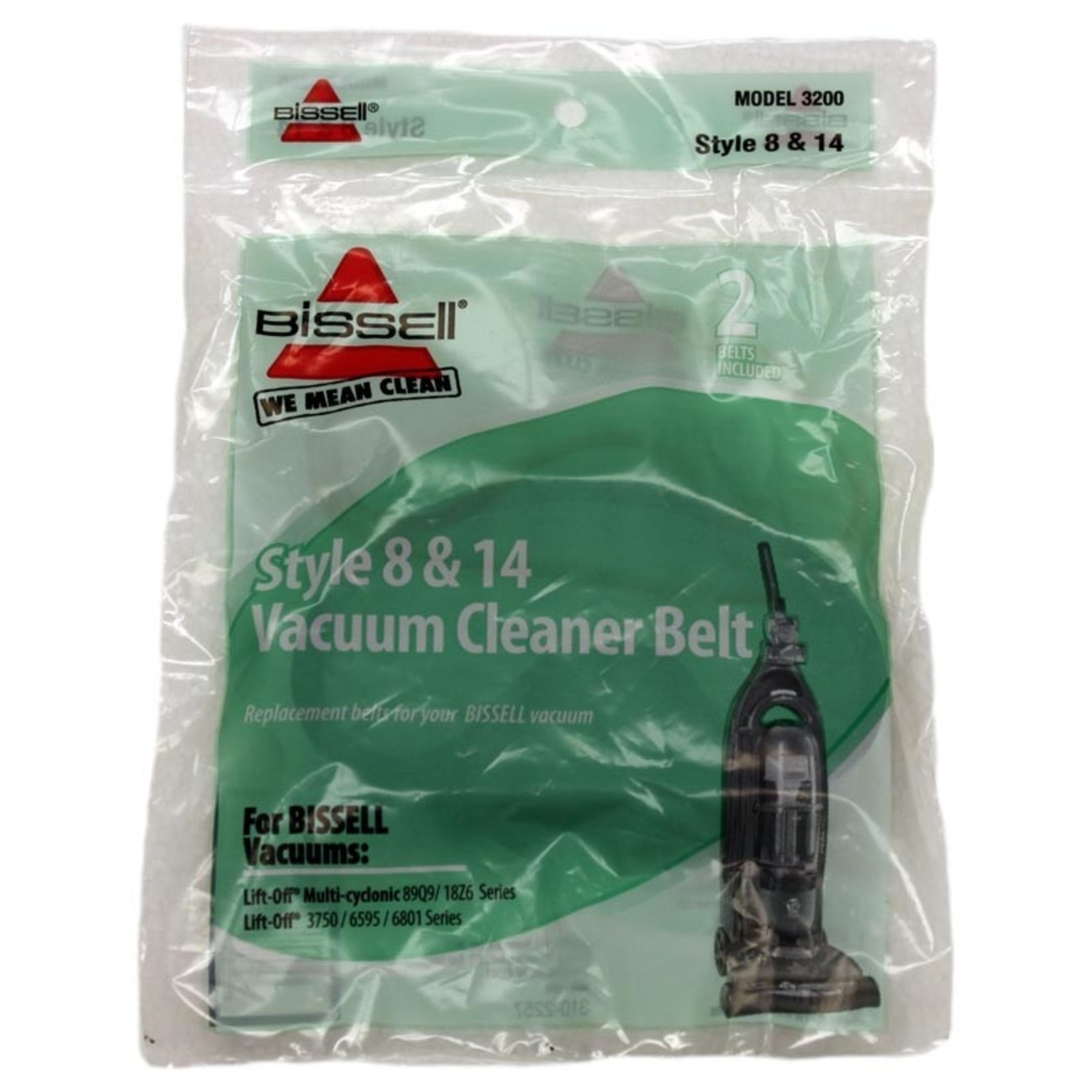 Bissell Bissell Style 8 & 14 Vacuum Belts - 2-Pack