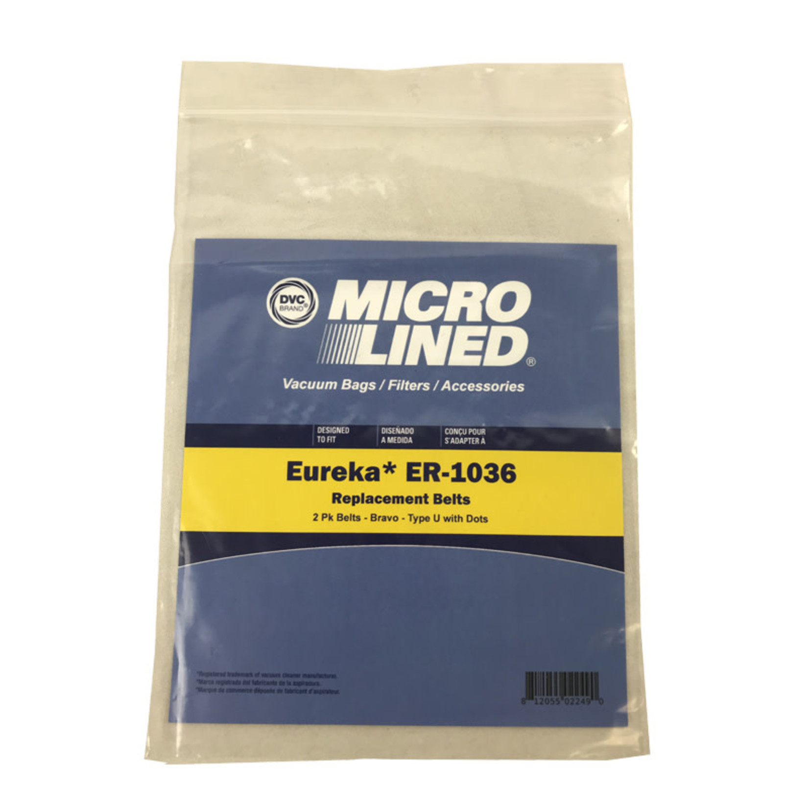 DVC DVC Eureka Style "EXT U" Vacuum Belts - 2pk)