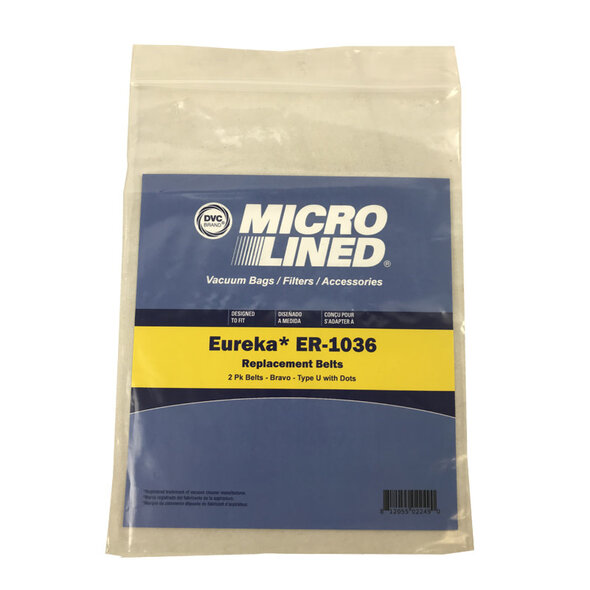 Eureka Eureka Style "EXT U" Vacuum Belts - 2-Pack
