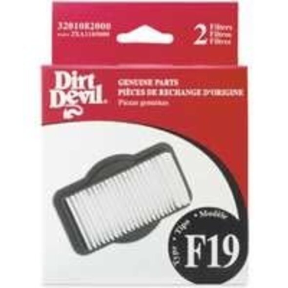 Dirt Devil Dirt Devil Cordless BroomVac Style F19 Vacuum Filters - 2-Pack