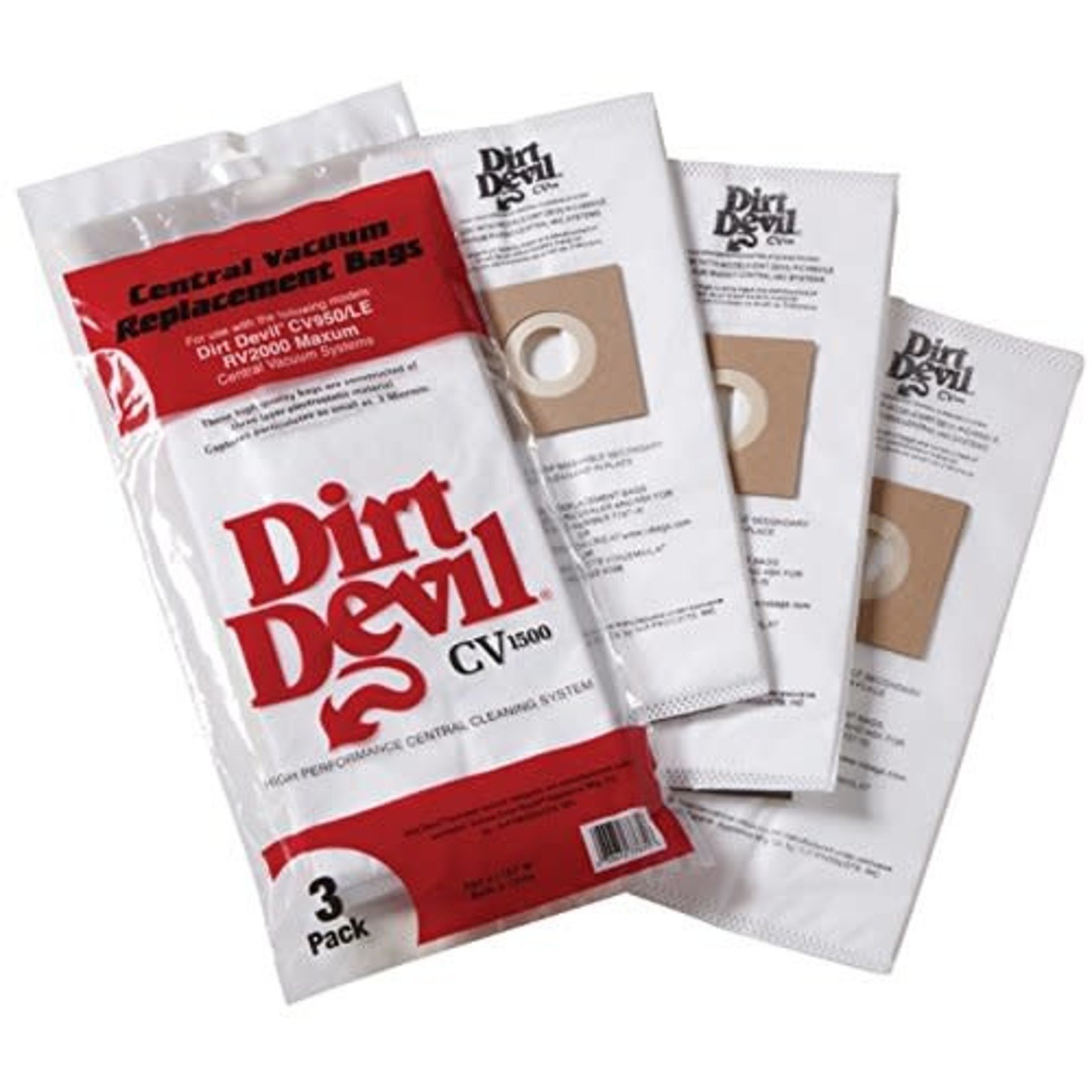 H-P Products Dirt Devil Style CV1500 HEPA Bag (3pk)