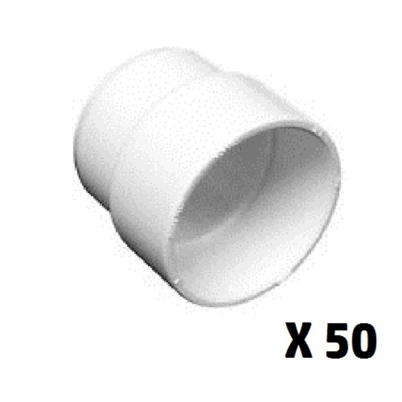 Canplas Central Vacuum Inlet Valve Extension for Thick Walls (Box of 50)