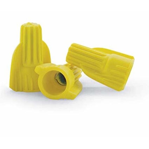 Generic Generic Yellow Wire Twist Nuts - 10-22AWG - Pack of 50