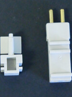 Generic Central Vacuum Direct Connect Plug for Older Hoses - 2 Bullet Connections