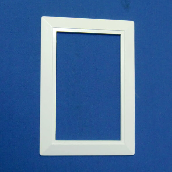 BEAM Central Vacuum Inlet Valve Trim Plate - White Large