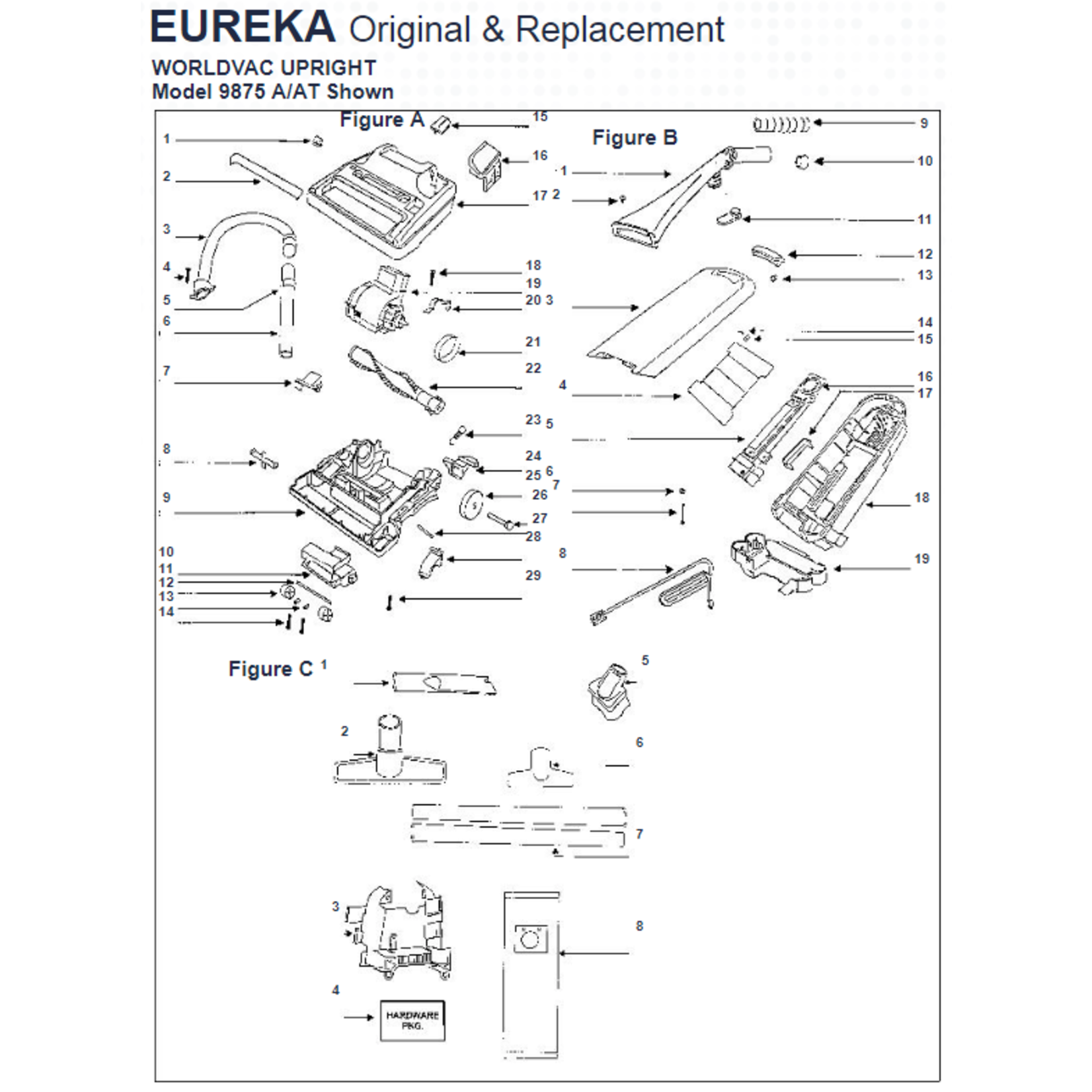 Eureka Eureka Fan Chamber for World Vac Includes new Diversion Valve